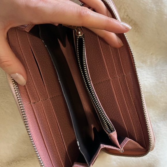 Gucci Beige and pink wallet - Picture 7 of 8
